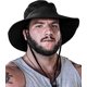 thumbnail image 1 of Sombrero de ala ancha para hombres y mujeres - Sombreros de cubo para hombre con protección UV, 1 of 5