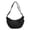 Black, variant on Nylon Crescent Crossbody Bag for Women Purses Trendy Small Travel Sling Bag Hobo