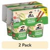 (2 pack) Quaker Instant Oatmeal Apples & Cinnamon Quick Cook Ready to Microwave Oatmeal, 1.51 oz Cups, 4 Pack