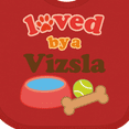 thumbnail image 4 of Inktastic Vizsla Loved by a (Dog Breed) Boys or Girls Baby Bib, 4 of 4