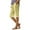 Yellow, variant on Capri Pants for Women,Long Shorts for Women,Summer And Women'S Solid Color Cotton Loose Pants,Bermuda Long Shorts with Pockets High Waisted Stretch Knee Length Shorts for Walking