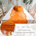 thumbnail image 3 of Camino de mesa de otoño, mantel bordado de encaje de hojas de arce de 13 x 72 pulgadas para cenas de otoño Fiesta de cosecha Decoración de mesa de ducha de boda Xemadio WRST-18, 3 of 4