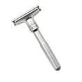 thumbnail image 1 of Manual Beard Trimmer Adjustable Sharpness Versatile Portable Beard Shaving Tool for Men Silver, 1 of 7