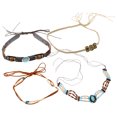 thumbnail image 2 of 4 piezas de sombrero correas decorativas de bricolaje bandas de sombrero de vaquero Bandas de sombrero para mujeres Correas de sombrero de playa, 2 of 6
