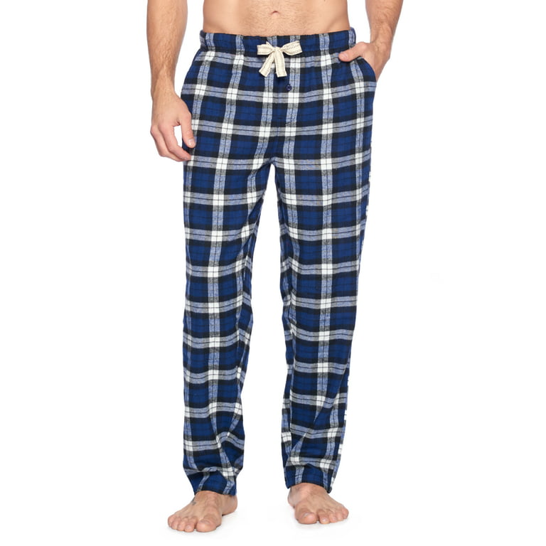 2 Pack: Men's Cotton Super-Soft Flannel Plaid Pajama Pants/Lounge Bottoms  with Pockets : : Clothing, Shoes & Accessories