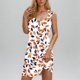 thumbnail image 1 of Camisón de poliéster para mujer, vestido de tirantes con cuello en V y botones para vacaciones de primavera y verano., 1 of 8
