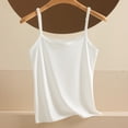 thumbnail image 2 of Women's Plus Slim Fit Scoop Neck Camisole Tank Tops Adjustable Spaghetti Strap Solid Sleeveless Shirts, Basic Casual Summer Everyday Wear Layering Undershirt 2026, 2 of 5