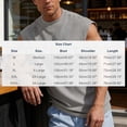thumbnail image 3 of Men's Solid Color Sleeveless Tank Top, Casual Round Neck Summer Shirt, 3 of 6