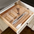 thumbnail image 3 of Sorbus Clear Plastic Kitchen Drawer Organizer for Cutlery, Silverware, Utensil (5-Pack), 3 of 7