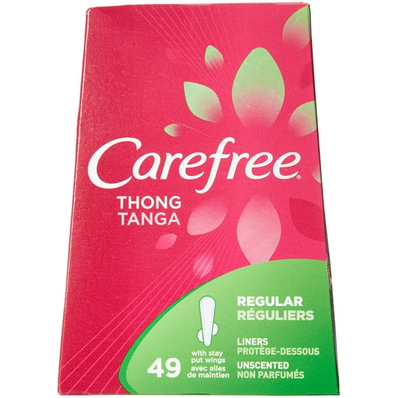 Carefree Protège-Slips String-Non Parfumé-49 Unités (Lot de 3)