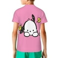 thumbnail image 4 of Sanrio Pochacco Kids T-Shirt 3d Printed Graphic T-Shirts Boys And Girls Short Sleeve Shirts For Youth Kids X-Small, 4 of 6