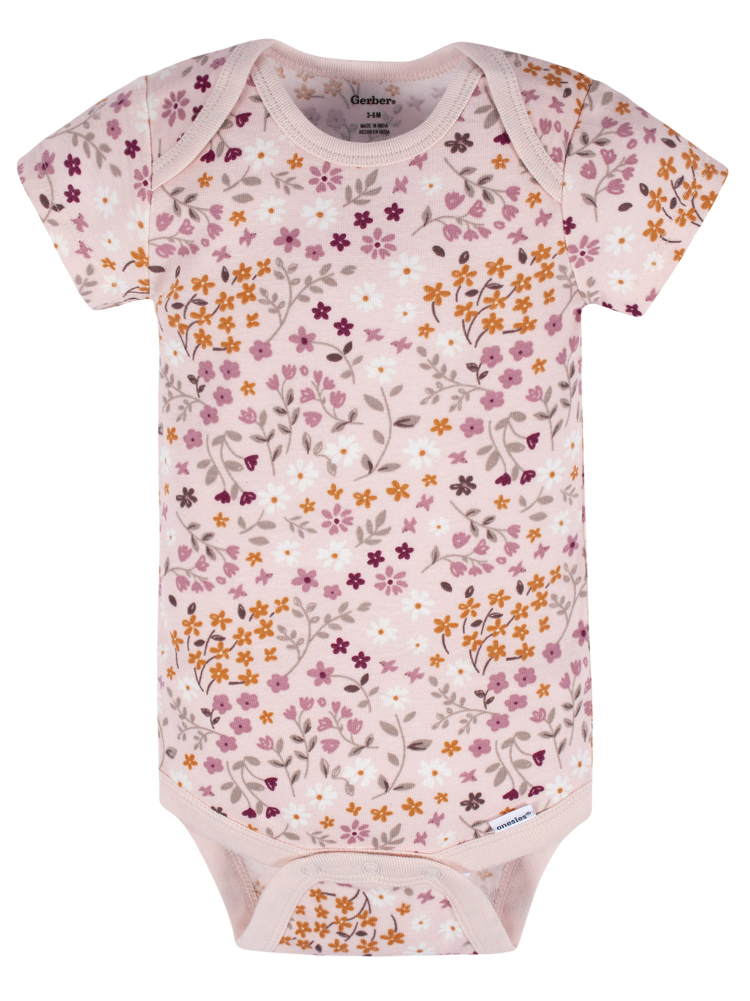 Gerber Baby Girl Bodysuit, 3-Pack, Sizes Preemie -12 Months