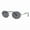 Silver (Black), variant on Oval Sunglasses Retro Small Frame UV400 Unisex Vintage Shades Gold, Black