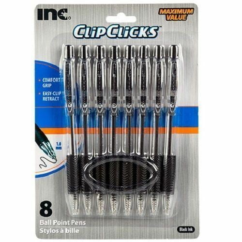 Paper Mate InkJoy 1.0 mm Medium Ballpoint Pens, Black ink, 8-Count Pack