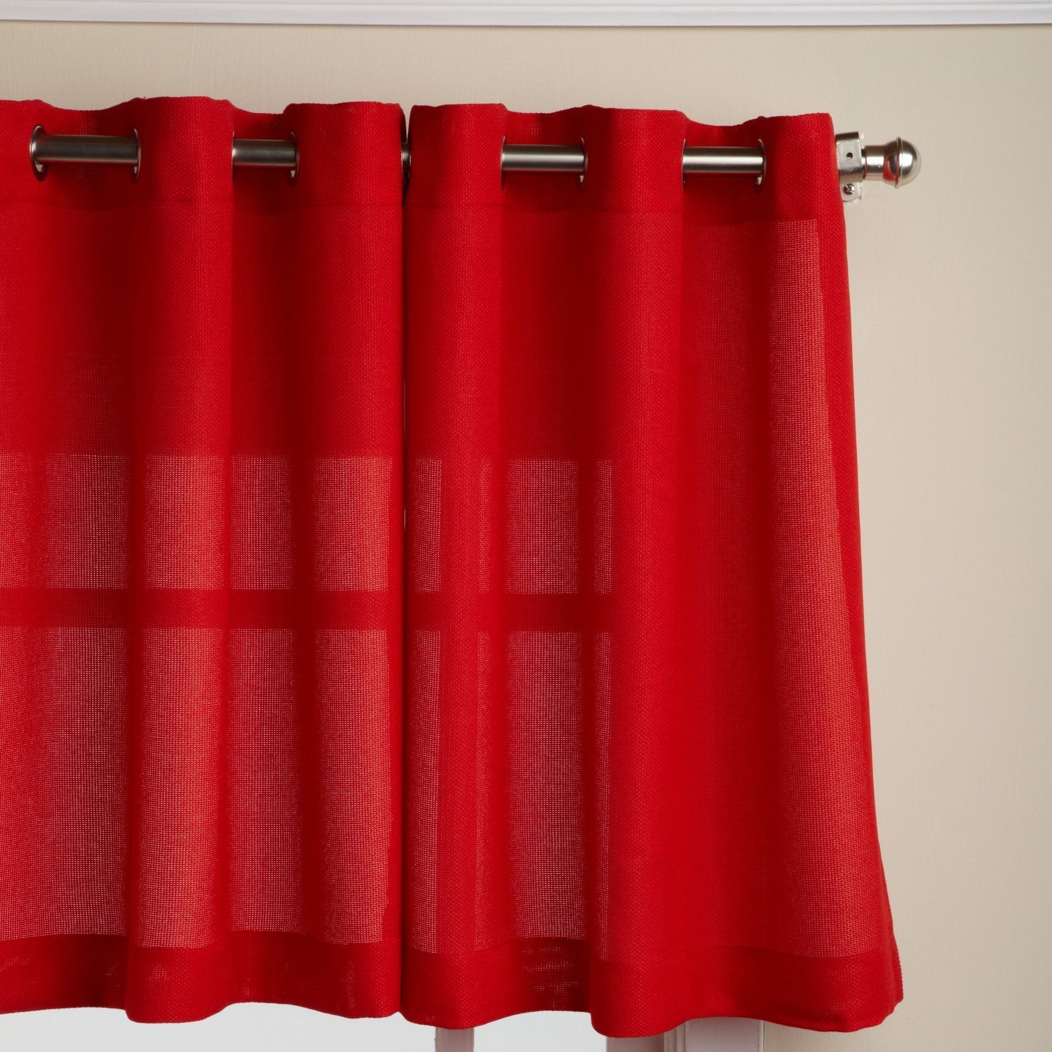 58 x 24 Chocolate Jackson 58 x 36-inch Tier Curtain Pair LORRAINE HOME FASHIONS