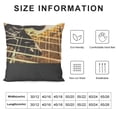 thumbnail image 5 of YINGXI Throw Pillow Covers Musical Notes Cushion Covers for Couch Sofa Piano Key Geometry Decorative Pillowcases Gold Black Outdoor Pillows Covers 24x24in, 5 of 5