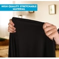 thumbnail image 4 of Nappe Extensible - Nappe pour Événements et Fêtes – Polyester et Spandex - Lavable en Machine - Résistant aux Plis (4 Pieds, Violet), 4 of 8