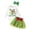 3-Dark Green, variant on Baby Girls My First Christmas 3 Pcs Skirt Outfit Long Sleeve Romper Ruffle Bodysuit Set with Headband Socks for Xmas 1-Red,6-9 Months