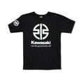 thumbnail image 2 of Kawasaki River Mark Logo Black Adult T-Shirt XX-Large, 2 of 2
