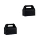 thumbnail image 2 of Toystoory Caja de almacenamiento de pasteles portátil Cajas de fiesta Caja de embalaje de alimentos diversos de gran capacidad Suministro de Negro 2piezas, 2 of 6