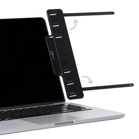 Note Tower - Monitor Mount Portable Document Holder - Black