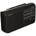 thumbnail image 1 of Radio portátil Sony ICF38 AM/FM con control de tono negro, 1 of 1