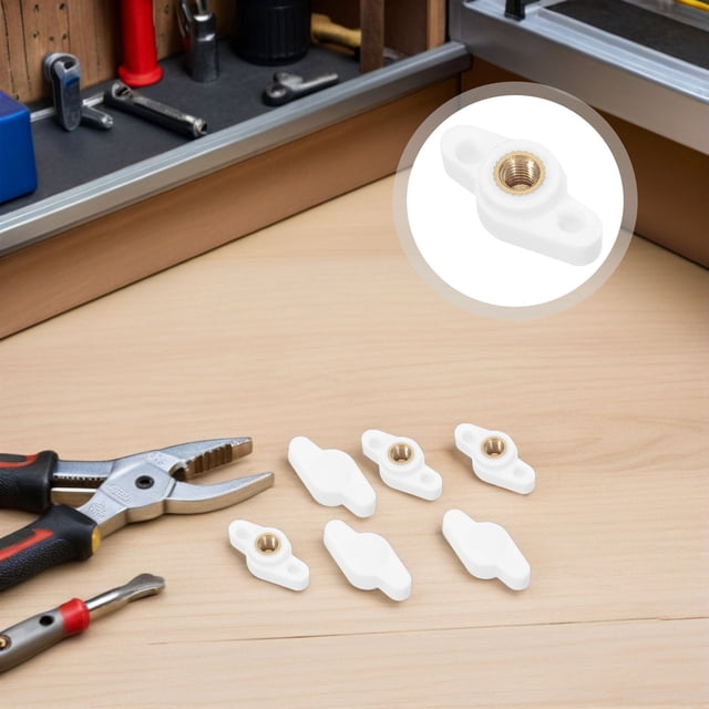 WEUVEB 30Ud Wing Knobs M5 Mango Ergonómico En T Para Ajuste Manual Cómodo Y Seguro