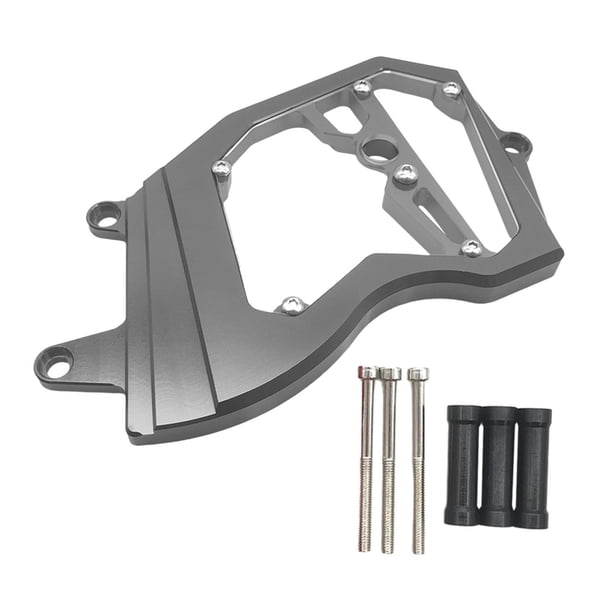 Cubierta protectora de la cadena del piñón delantero de la motocicleta, cadena protectora del motor, ajuste Titanio kusrkot Cubierta de protección de cadena