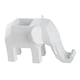 thumbnail image 1 of Figura de elefante geométrica, adorno de mesa, portalápices, artesanía coleccionable Blanco, 1 of 5