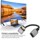 thumbnail image 5 of Cable de vídeo jixopn de 15 cm, 18 Gbps, compatible con HDMI, macho a hembra (arriba), 5 of 6