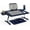 Navy, variant on HUANG TotalDesk Portable Modern Workstation & Lap Desk, Adjustable Height & Tilt, Black