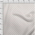 thumbnail image 3 of oneOone Silk Tabby White Fabric Geometric Dress Material Fabric Print Fabric By The Yard 42 Inch Wide, 3 of 5