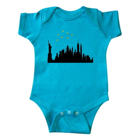 

Inktastic New York Skyline Gift Baby Boy or Baby Girl Bodysuit