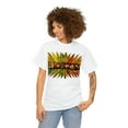 thumbnail image 3 of Unisex Adult Size Heavy Cotton Tshirt Reggae.Land Latte Art 001, 3 of 4