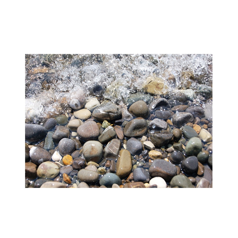 Seaside Creek Stone 3D Wall Sticker Floor Decals Removal Floor Sticker