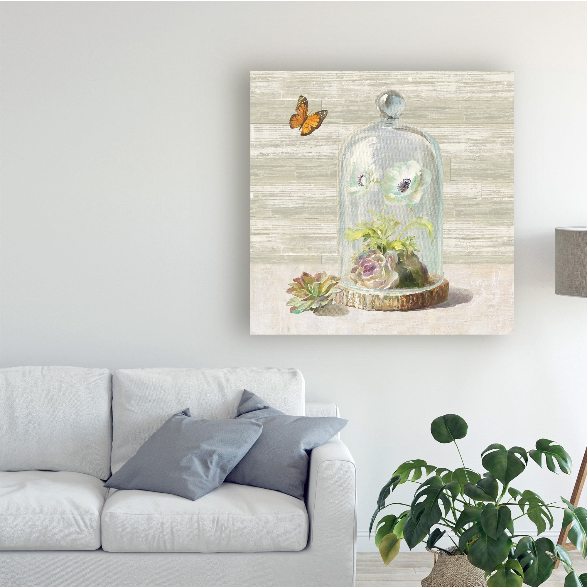 Trademark Fine Art 'Succulent Garden I' Canvas Art by Danhui Nai