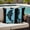 Blue, variant on Dolphin Black Outdoor Pillow Covers 18x18 Inch Throw Pillow Covers Set of 2 Waterproof Decorative Pillow Cases Nautical Mandalas Blue Boho Abstract Cushion Covers for Patio Furniture Garden Couch