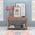 thumbnail image 2 of Powell Mcghie Rustic Two Drawer Wood Console Table with Shelf, Natural, 2 of 13