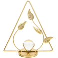 thumbnail image 4 of Golden Leaves Decoration Leaf Sculpture for Indoor Environment Iron and Crystal Ornament 1Pcs, 4 of 5