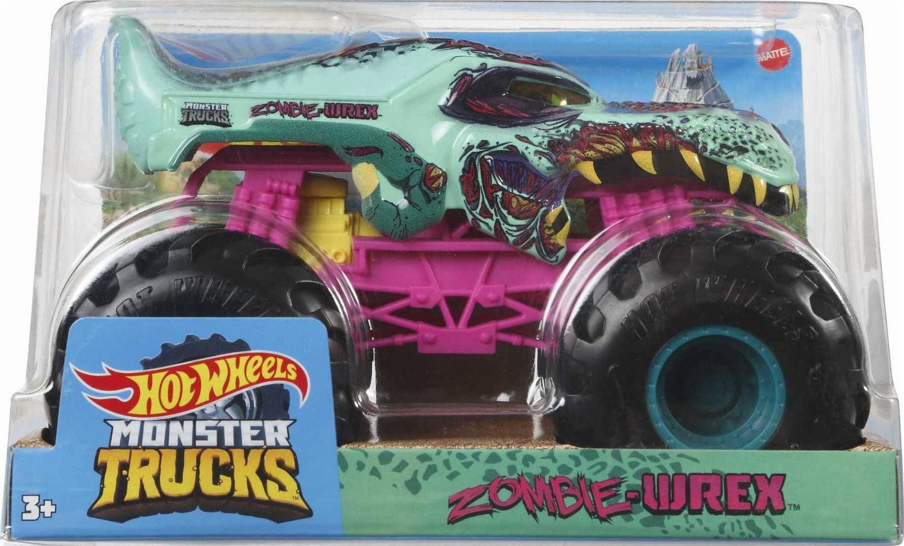 Véhicule Zombie-Wrex Hot Wheels Monster Trucks à l’échelle 1:24