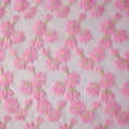 thumbnail image 3 of Zelouf Aleena Floral Emb On Dot Mesh  , Sewing, DIY, Crafts Fabric by the Yard, Blush/gold, 3 Yard, 3 of 3