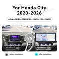 thumbnail image 2 of SNATEEN 15.8 inch Carplay Screen/Radio/Multimedia Player for Honda City 2020-2026 Car Navigation/GPS Upgrade Headunit Android Display 1080P Touch Screen Receiver Replace System, 2 of 16