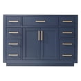 thumbnail image 4 of Ivy 48" Single Bathroom Vanity Cabinet Only in Royal&nbsp;Blue and Mirror, without Countertop, 4 of 5