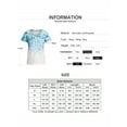 thumbnail image 2 of QELUSQELUS Women Pullover Short Sleeve V Neck Casual Floral Daytime T-Shirt, 2 of 4