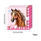 thumbnail image 3 of Hogar y cocina, Decoración del hogar, Productos festivos, Servilletas temáticas del Año de los Caballos, Servilletas de carreras de caballos a cuadros en tinta rosa, Servilletas decorativas para fies, 3 of 6