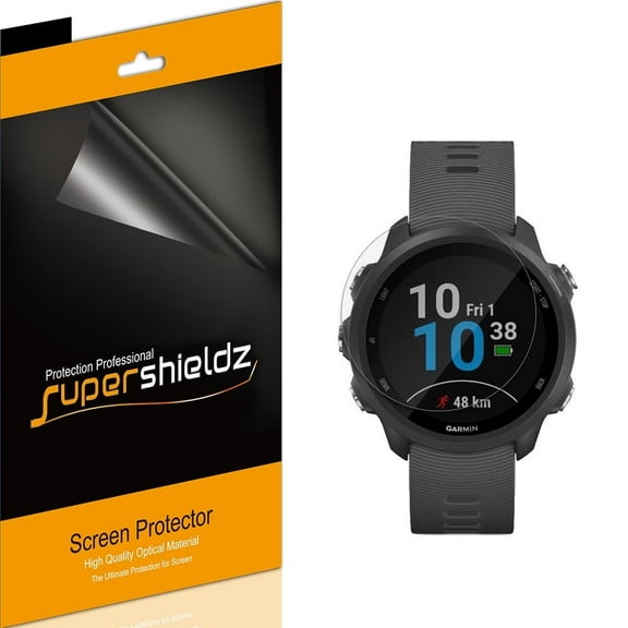 [6-Pack] Supershieldz for Garmin Forerunner 245/245 Music Screen Protector, Anti-Glare & Anti-Fingerprint (Matte) Shield