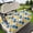 Multicolor, variant on Golf Cart Seat Covers for 2 Seater,Yellow Blue Morocco Pattern Microfiber Cart Seat Towel Blanket,Modern Moroccan Geometric Absorbent Breathable Non Slip Bench Seats Protector for Golf Course 51"x31"
