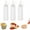 8oz, variant on Triani 3 Pack 12 OZ Plastic Condiment Squeeze Squirt Bottles for Sauces Liquids BBQ Dressing Pancake Art Dispenser