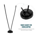 thumbnail image 3 of BESTYASH 1Set Portable Black Plastic Flag Stand for Small Flags Office Desk and Outdoor, 3 of 8