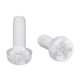thumbnail image 1 of Tornillos de plástico Unique Bargains m3x8mm transparente acrílico phillips pan tornillo de mano 20pcs, 1 of 3